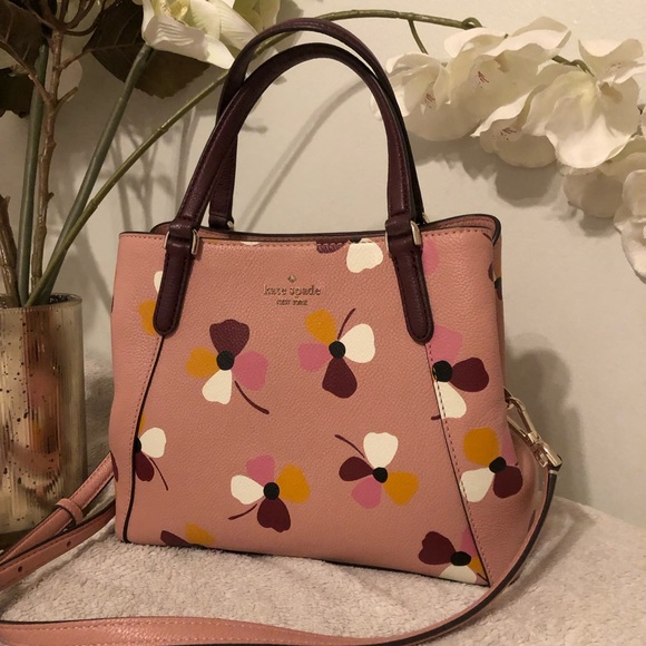 Kate Spade Jackson Dusk Buds Satchel - Picture 3 of 3